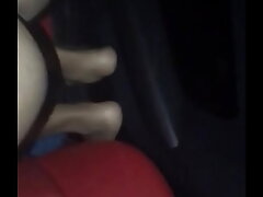 She at it again! car head