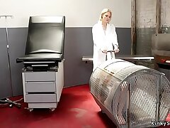 Anal therapy for blonde lesbian patient