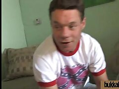 Ebony Cum Slut Hottie Bukkake Party 22