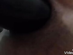 Eggplant anal fuck solo
