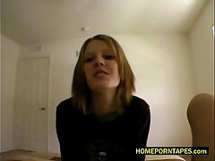 Home video with sexy GF teasing