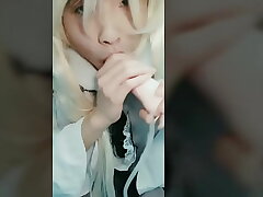 女装男 的新道具!?(ﾟ〇ﾟ _)，弄不进去太尴尬了