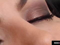 Rivera pleasuring herself mastubrating with fingers