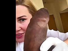 Peek-a-boo, I hid behind this colossus ? Find me on my #BBC #cfnm #blackdick
