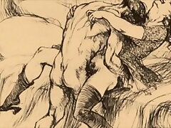 vintage erotic drawings