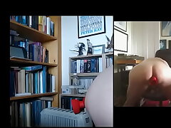 Trying a Knot dildo