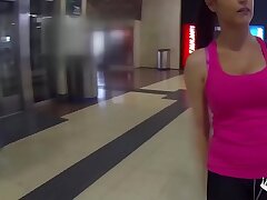Lucky old Jordi fucks a desperately horny busty redhead gymnastics teacher