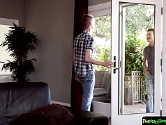 Twink couple get to anal fucking