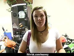 Amateur has sex for some quick cash 24