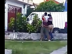 cojiendo en la calle