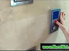 Nuru massage - Hot masseuse gives big pleasure 10