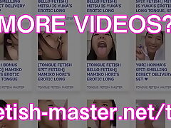 Japanese Asian Tongue Spit Face Nose Licking Sucking Kissing Handjob Fetish - More at fetish-master.net