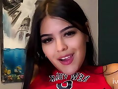 Latina bombshell shows off her bounce skills during try outs - Ivy Flores Leak