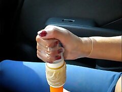 bitch simulation condom handjob