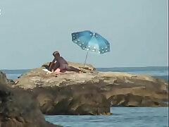 Beach Voyeur. Nude beach photo shoot ended with hardcore sex under the sun