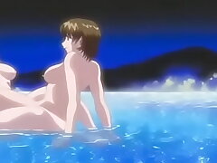 La Blue Girl Yuri kiss