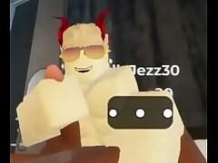 Negro en roblox le jalo la polla mientras me lame el culo