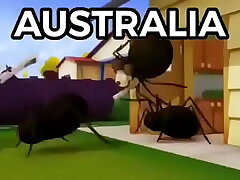 garfield correndo de aranhas gostosas e gigantes