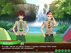 Game: Friends Camp path 2, part 21 - The top of the waterfall (russian voiceover)