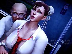 Street fighter-Chun Li ( Part 02) - Hentai 3d 102