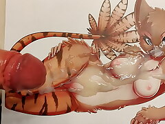 Furry gryphoness tribute (double)