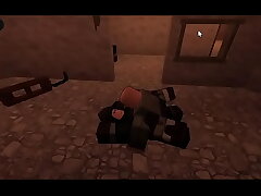 Peasant fucks prison guard