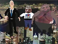 Wholesome dancing!!!! former president and president trump dance with cupcake lover 445 and island boy.  :) _)